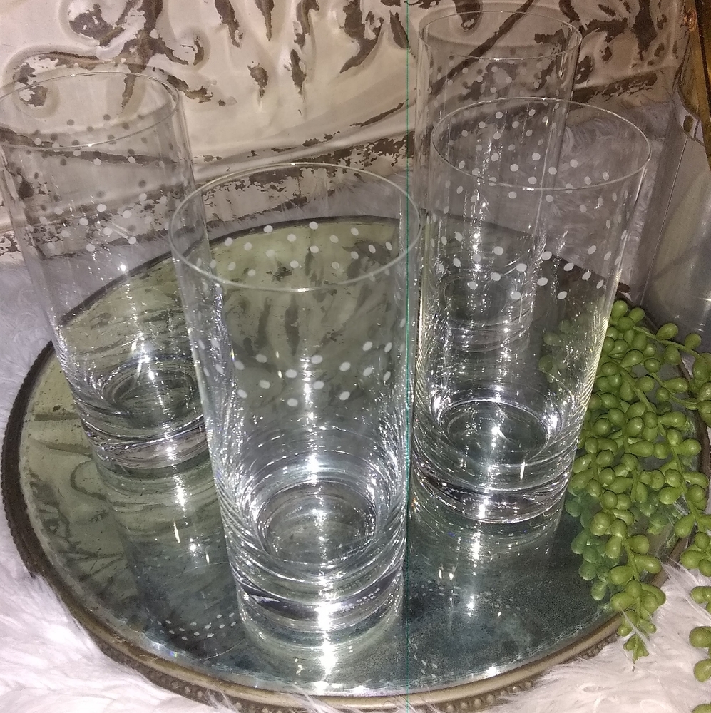 Kate Spade New York Lenox crystal Tumblr highball glasses
